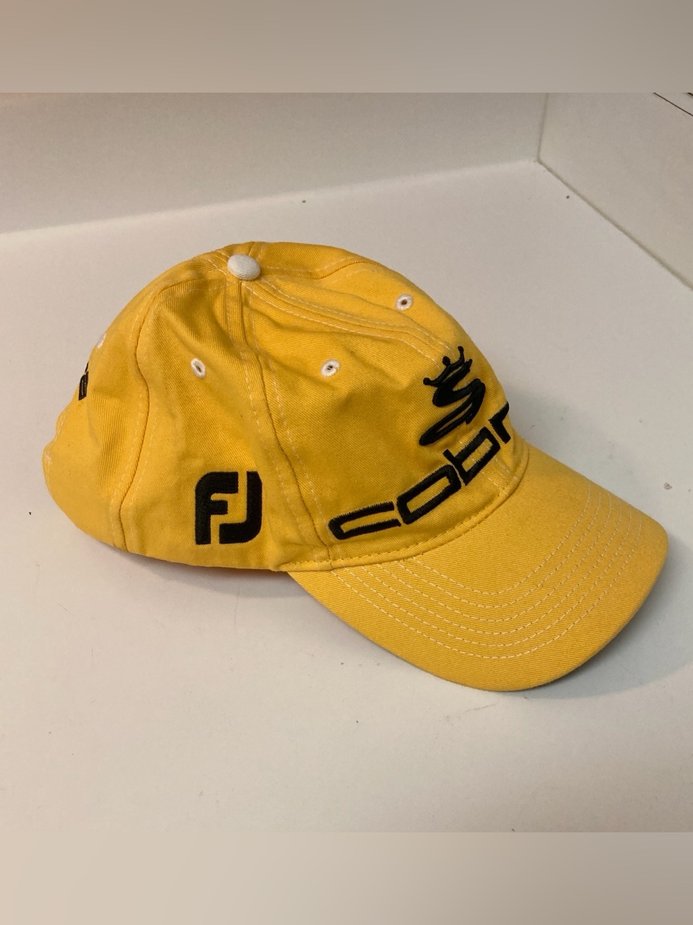 Cobra Footjoy FJ Speed Yellow Embroidered Adjustable Hat Cap Golf